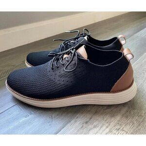 🆕VILOCY Men's Black Casual Dress Oxfords Business Mesh Breathable Sneakers
